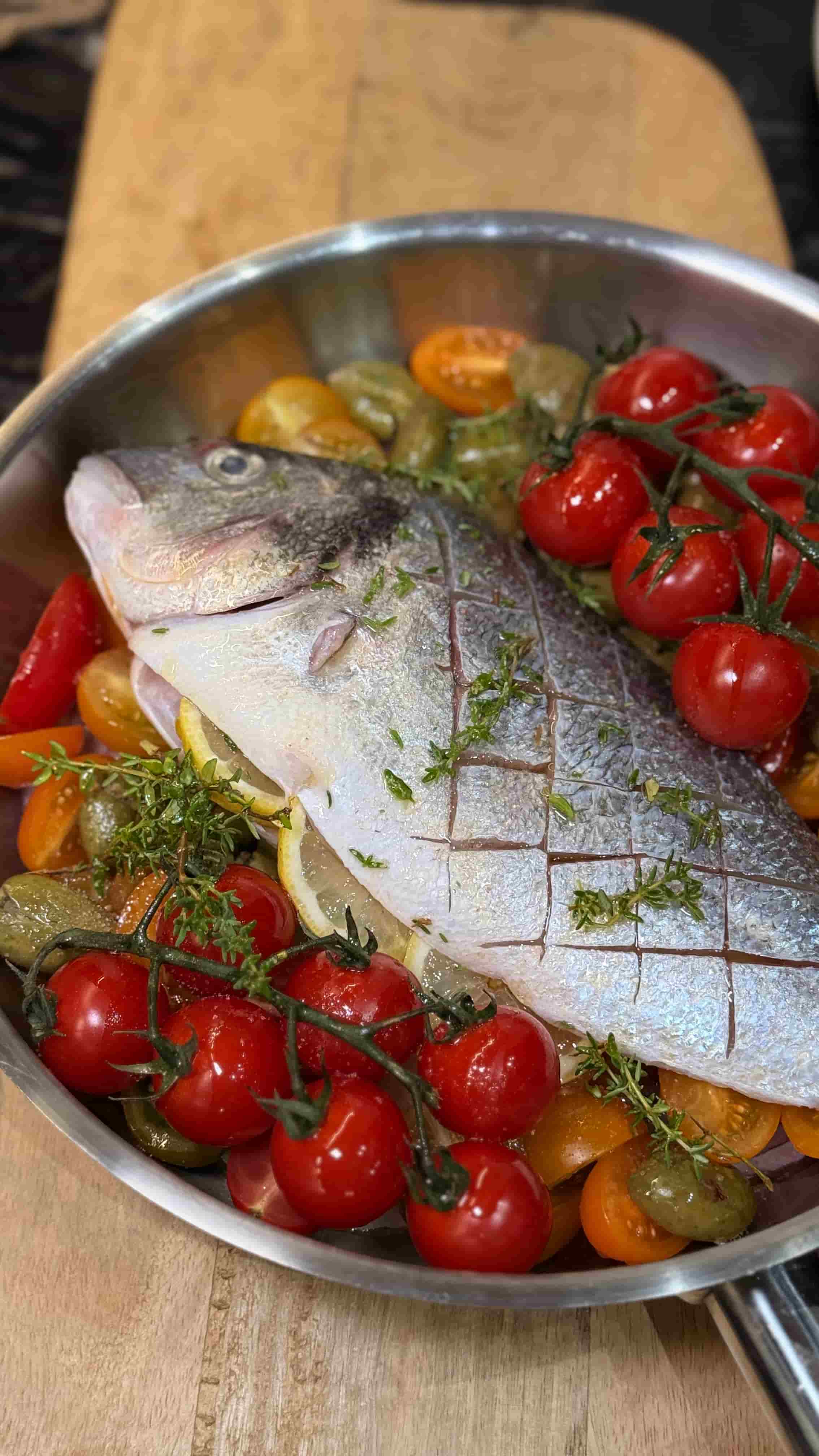 Mediterranean Baked Dorado Recipe
