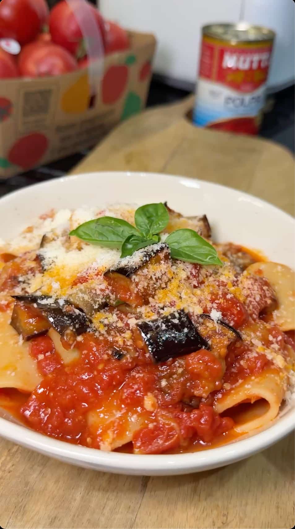 My Paccheri alla Norma: A Sicilian-Inspired Delight