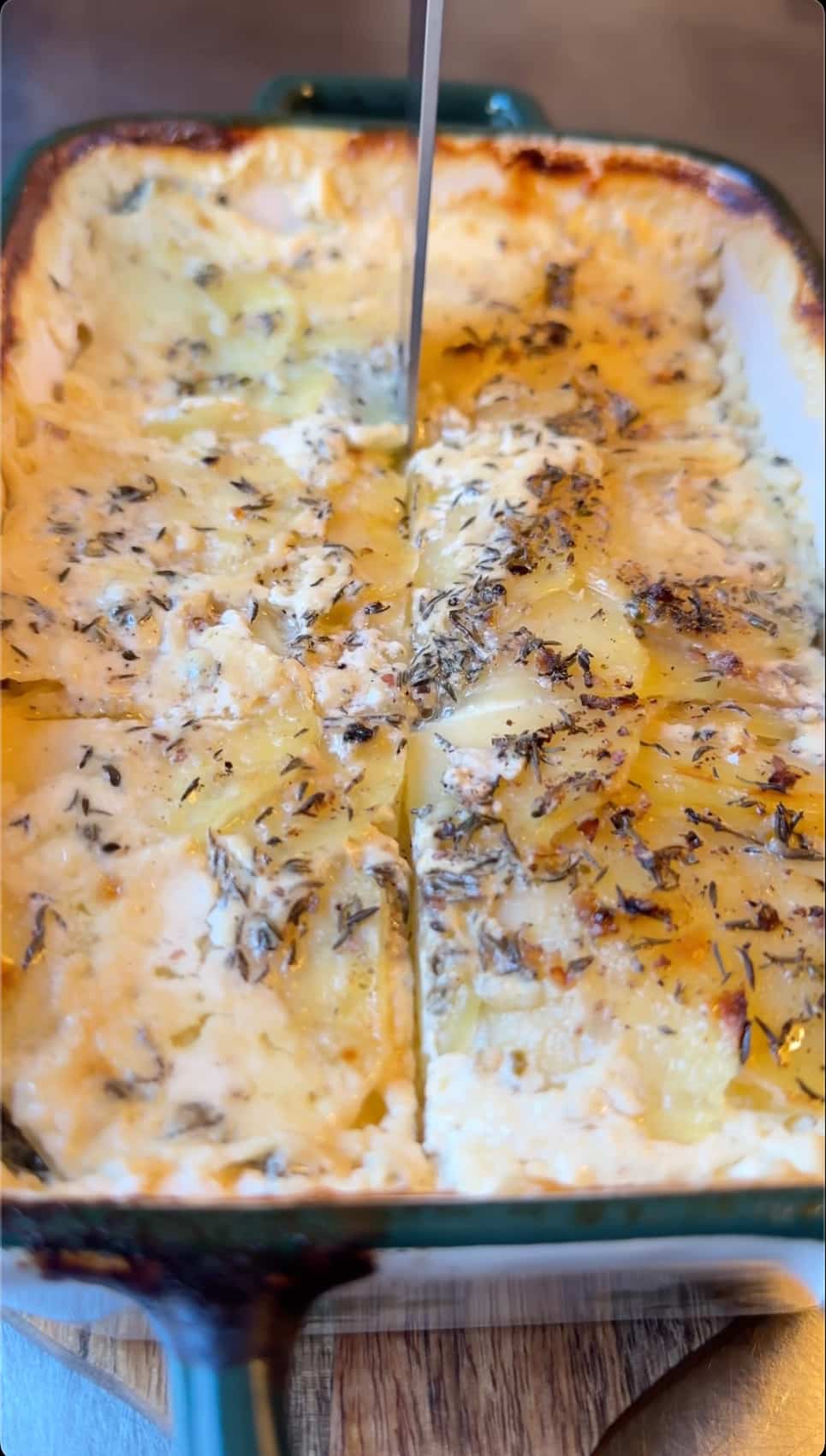 Potato & Spinach Gratin