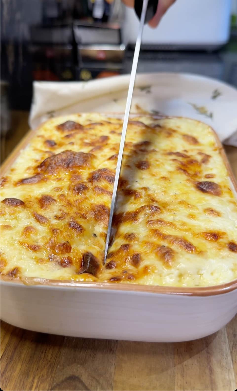 Potato, Tomato, Mozzarella & Parmesan Gratin