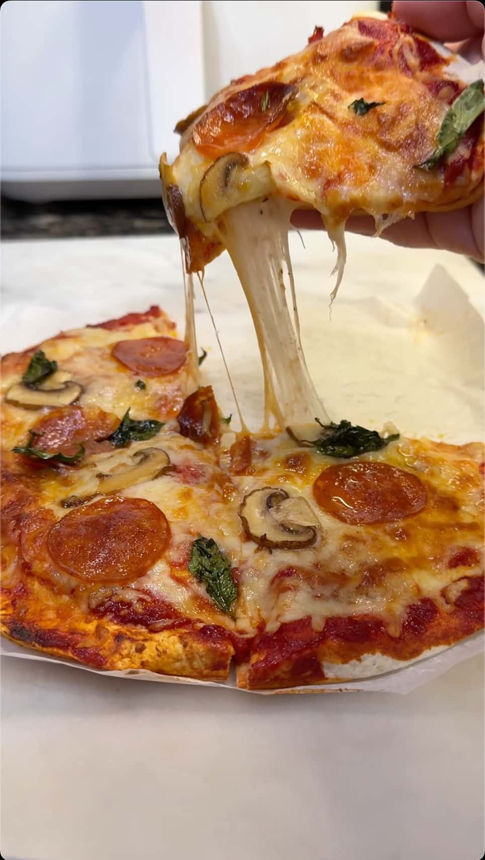 Air Fryer Tortilla Pizza (Air Fryer Recipes)