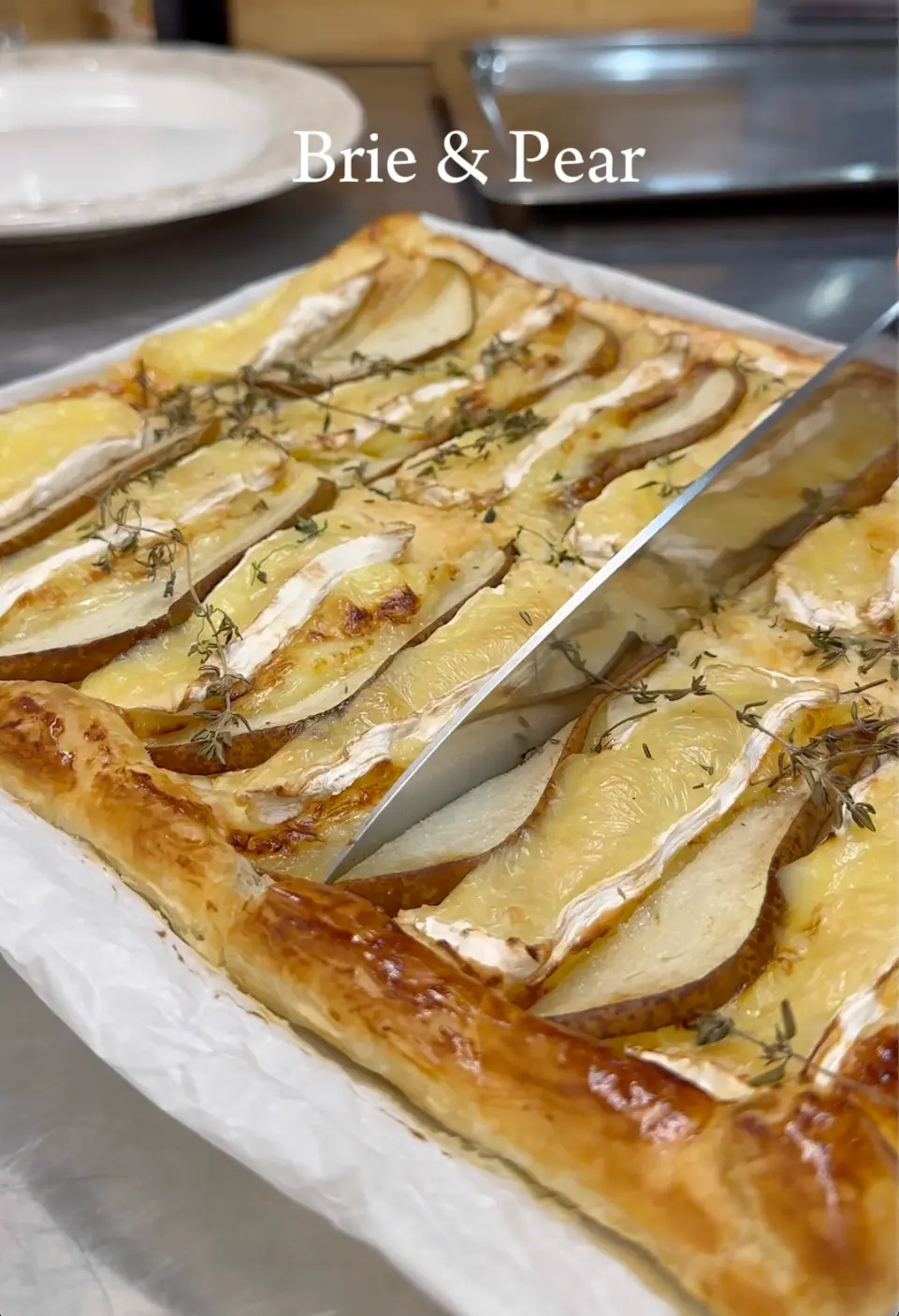 Brie and Pear Puff Pastry Recipe