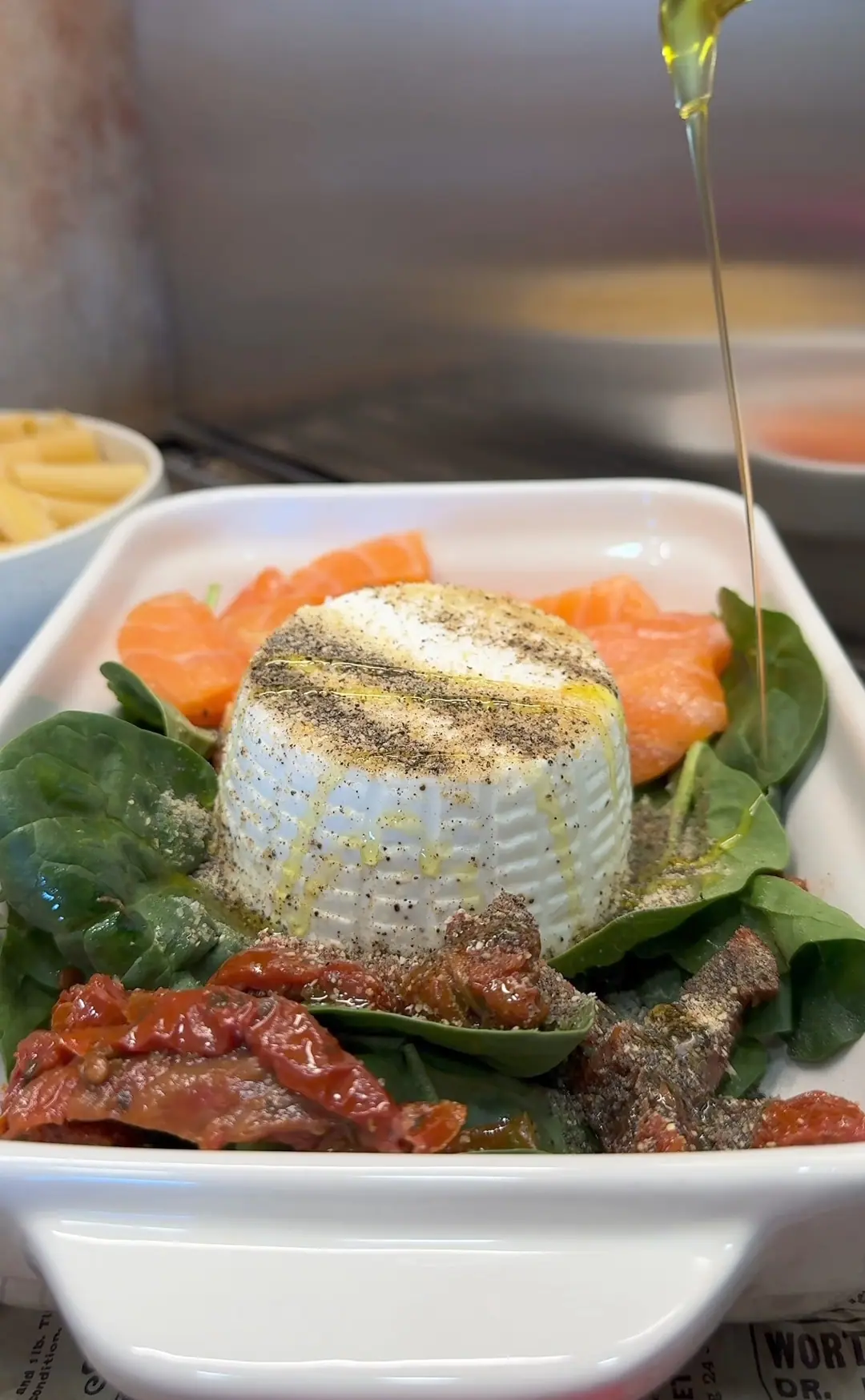 Creamy Baked Salmon Pasta