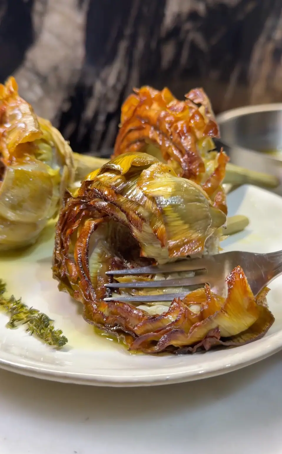 Artichokes with Garlic and Thyme