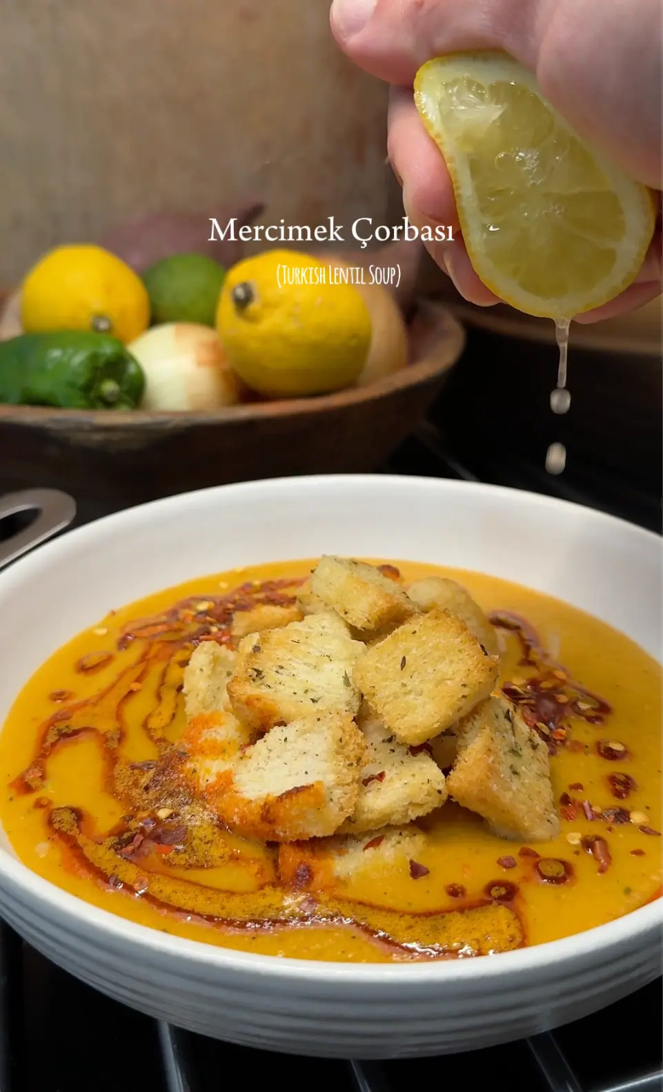 Mercimek Corbasi (Turkish Lentil Soup)