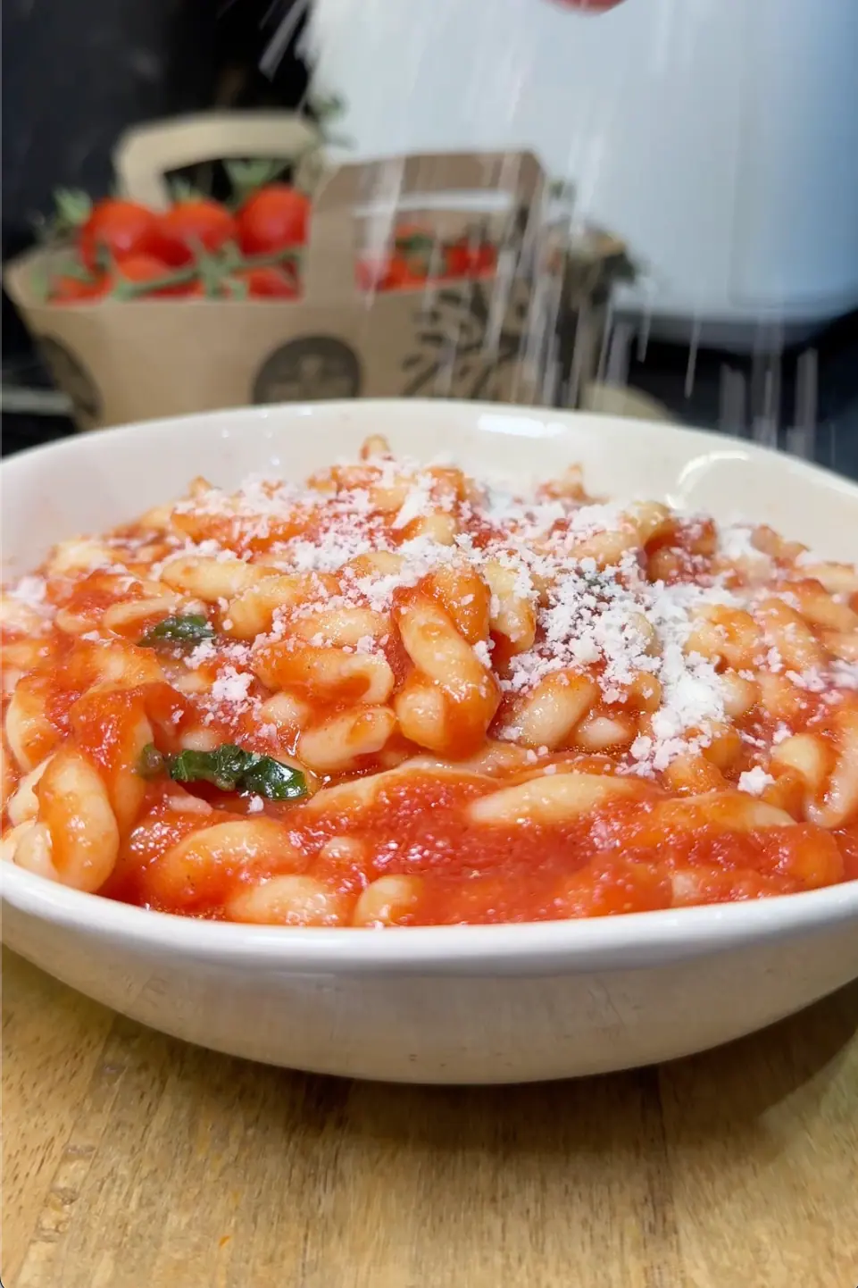 Pasta in Tomato Basil Sauce