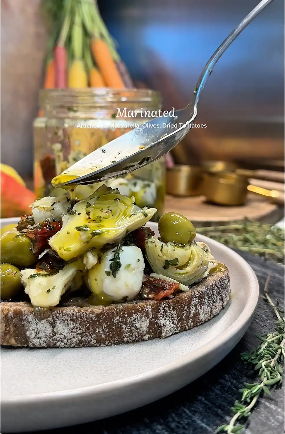 Marinated Artichoke & Mozzarella Magic