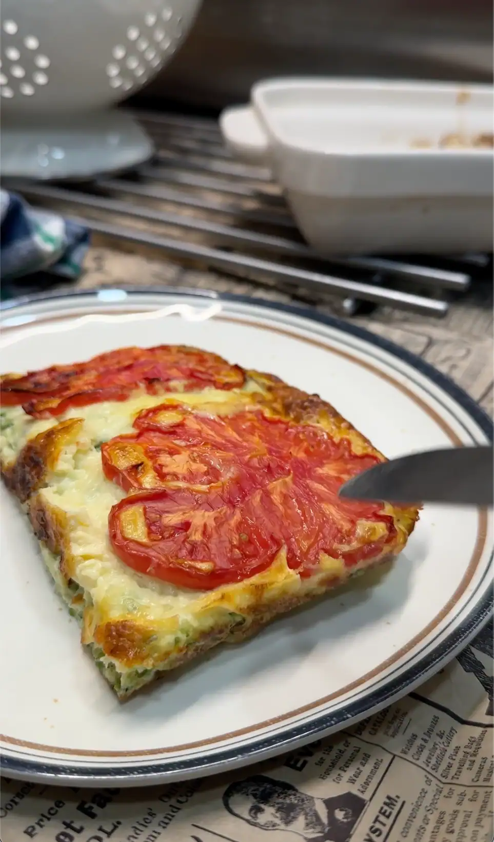 Tomato and Zucchini Frittata