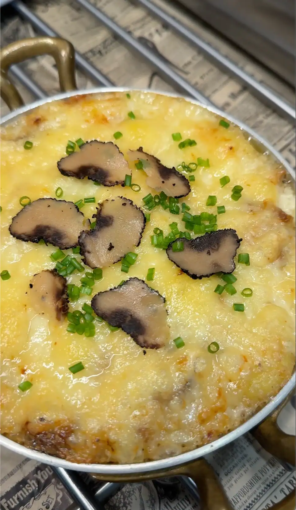 Gnocchi with Mushrooms and Cheese