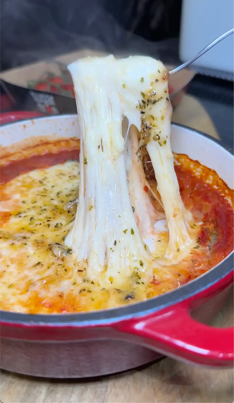 Baked Provolone with Tomato Sauce Recipe