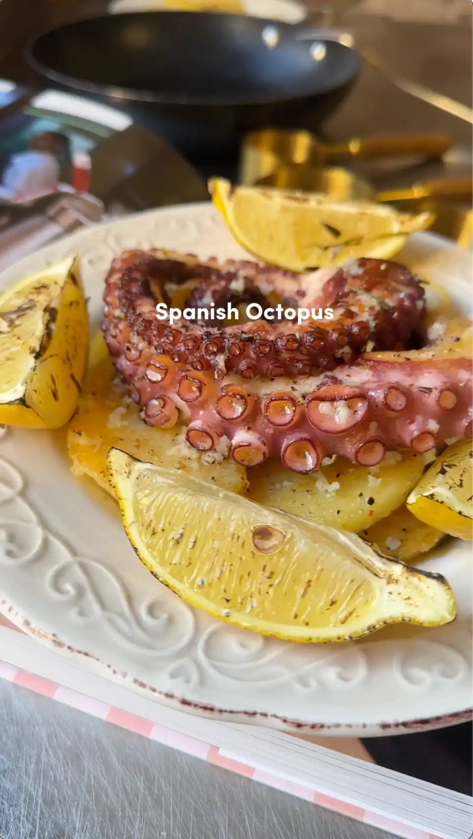 Grilled Octopus with Potatoes Salad