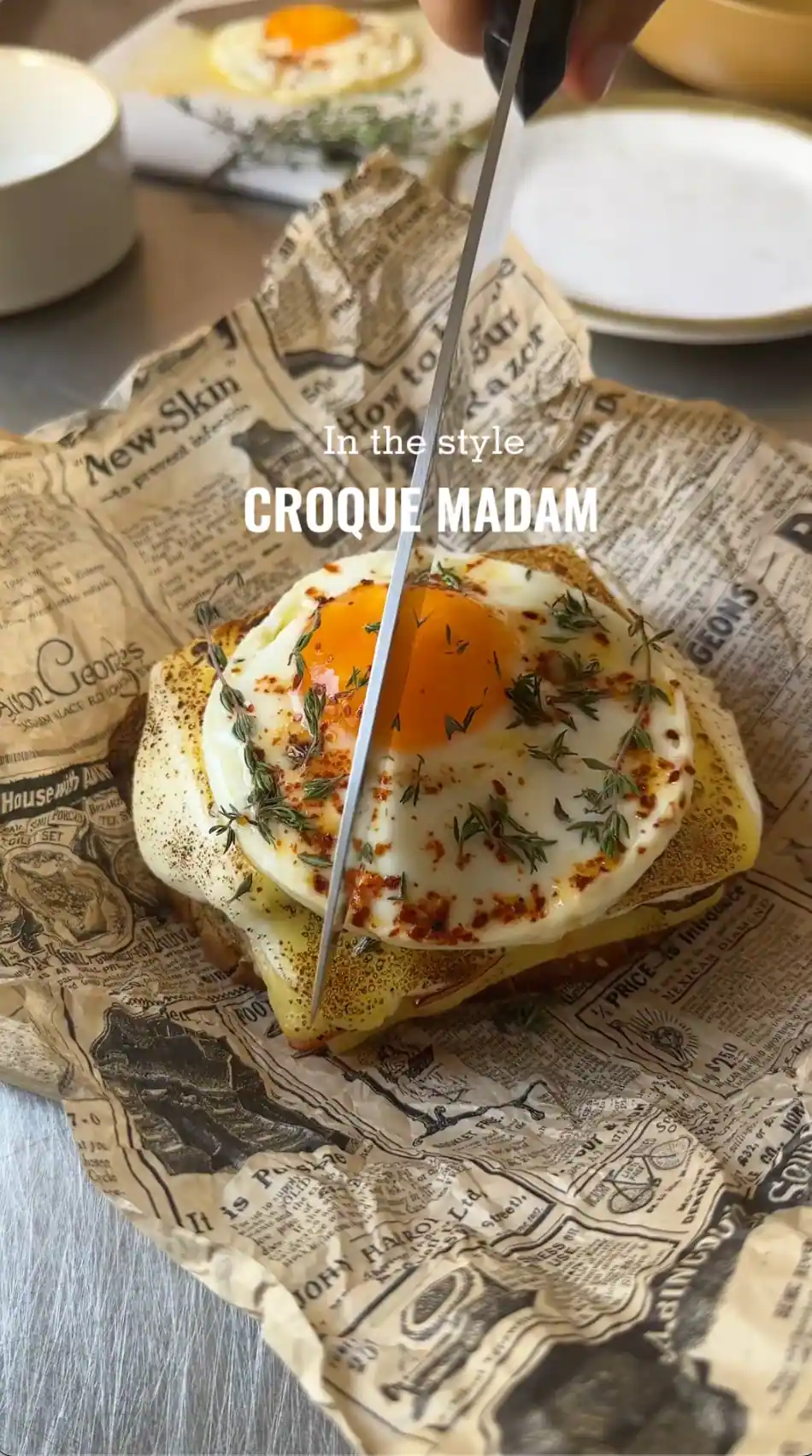 Croque Madame Sandwich